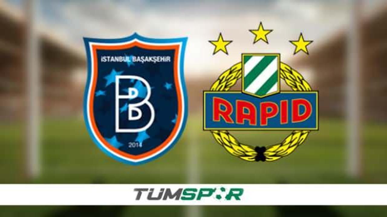 Başakşehir - Rapid Wien maçı hangi kanalda? Başakşehir - Rapid Wien bugün mü, saat kaçta?