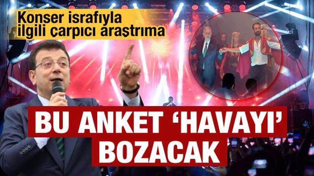 Konser israfıyla ilgili çarpıcı araştırma... Bu anket ‘havayı’ bozacak