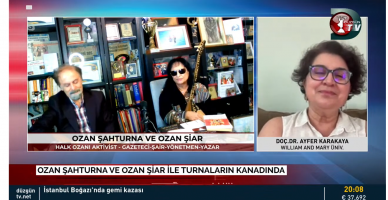 OZAN ŞAHTURNA VE OZAN ŞİAR İLE TURNALARIN KANADINDA